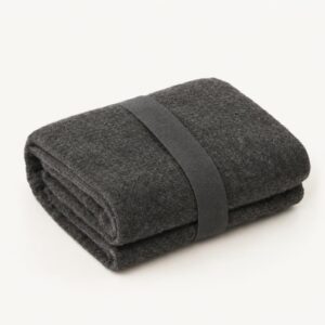 Emergency wool blanket, folded